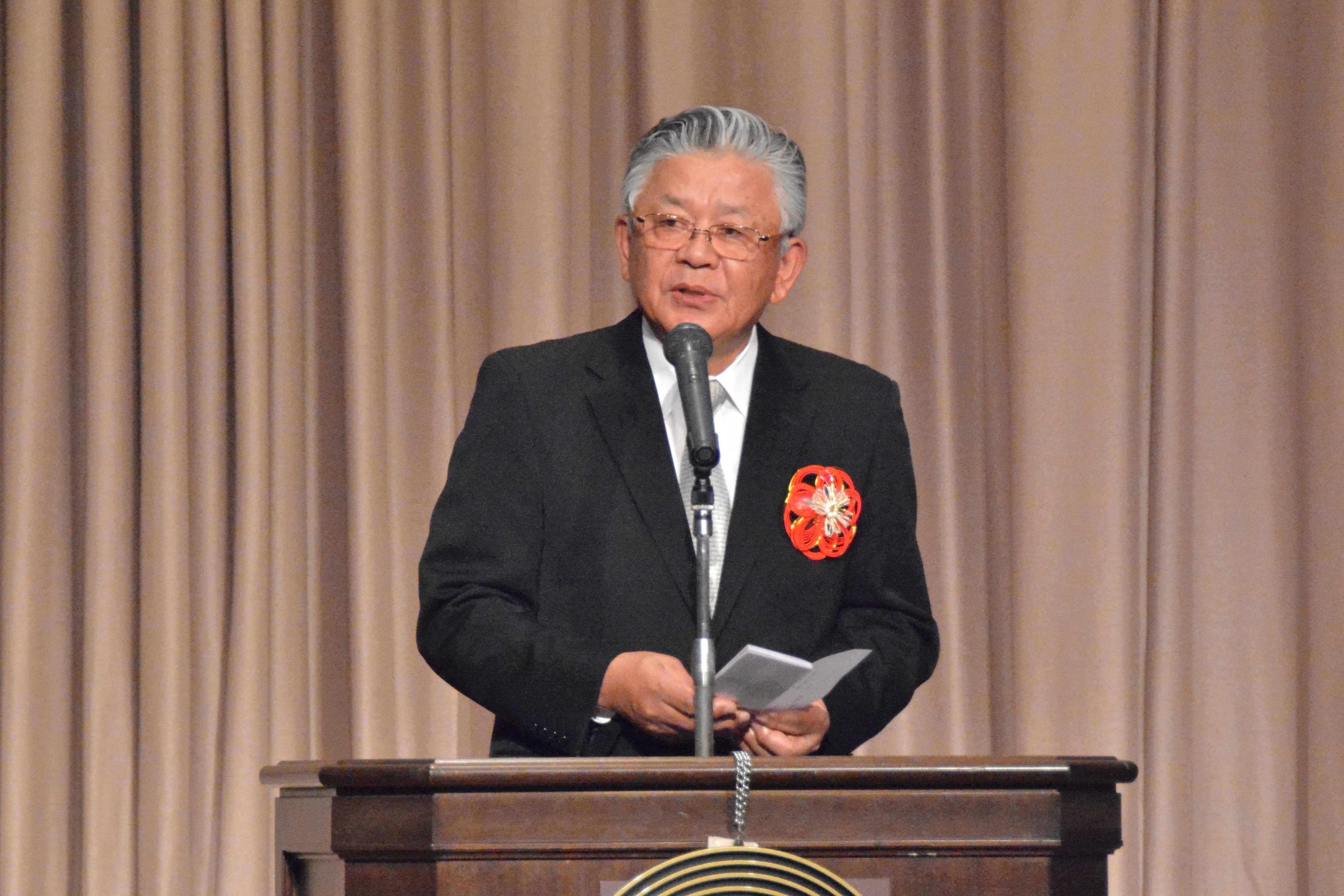 高橋会長・来賓祝辞